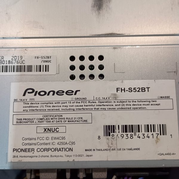 2003 Ford F250 Pioneer Head Unit with Microphone and Harness - Image 3
