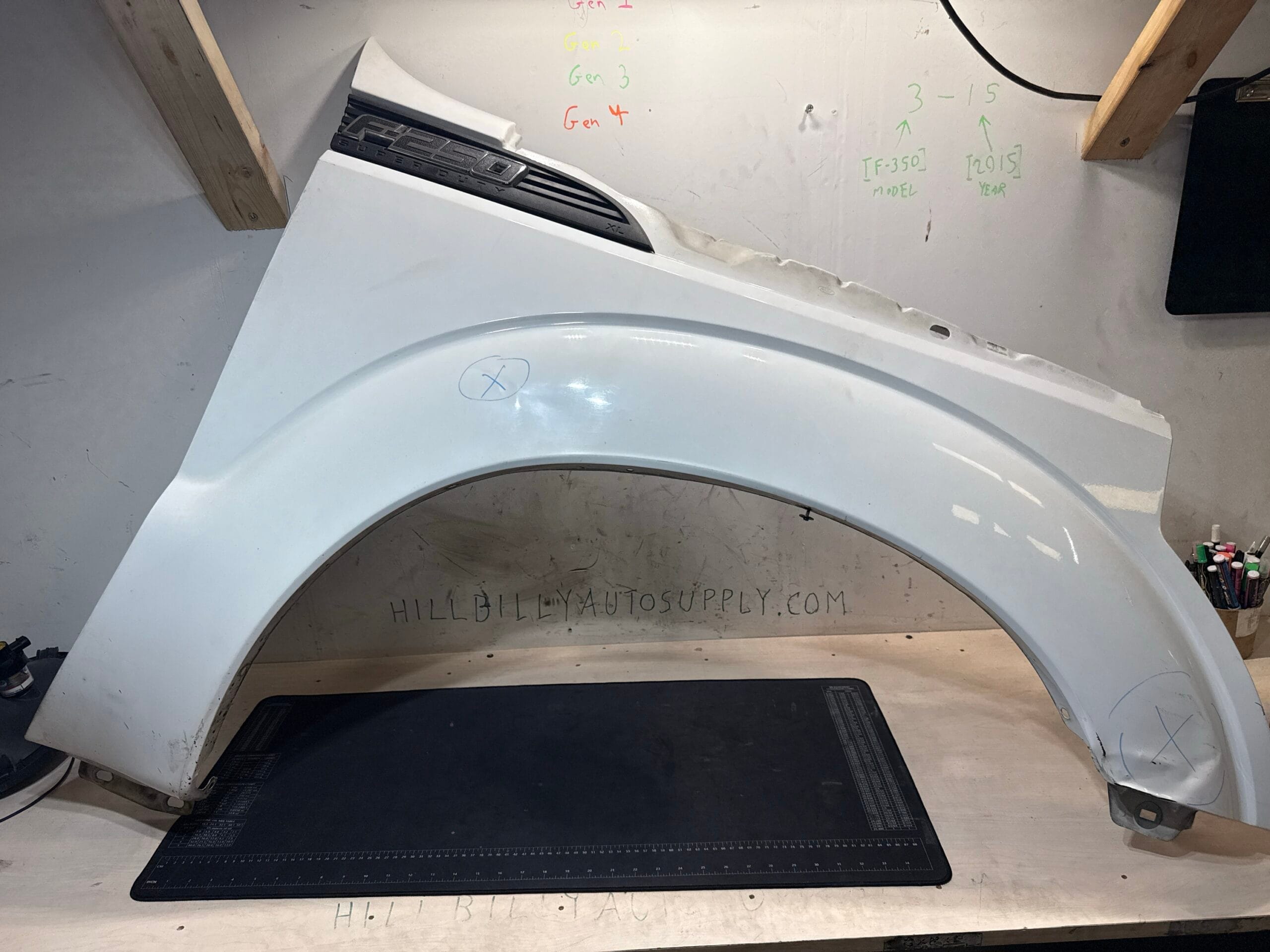 2011-2016 Ford F250 Passenger Side Fender - BC3Z16005A