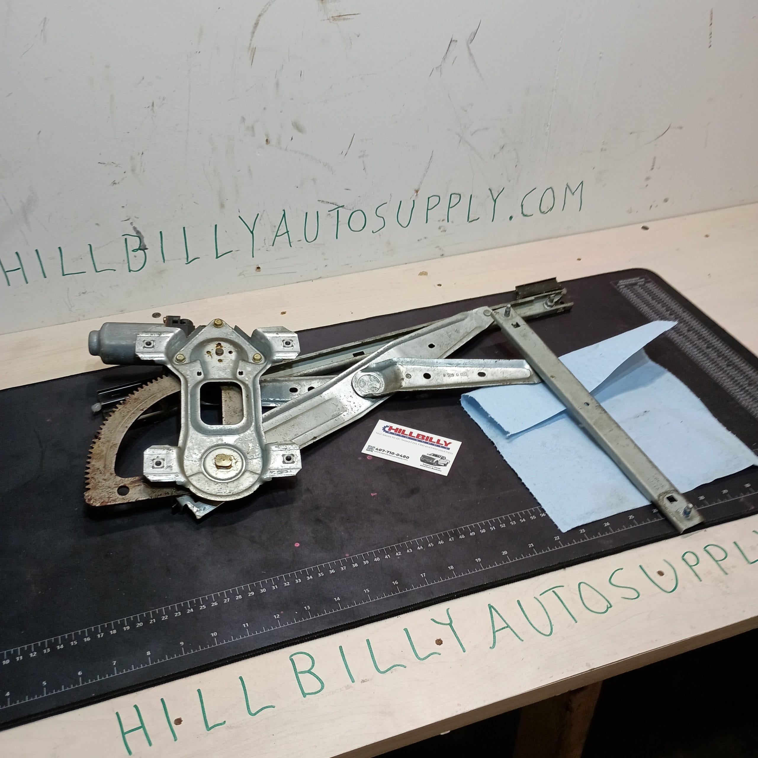 1999-2010 F250 F350 Passenger Window Regulator with Motor - Image 2