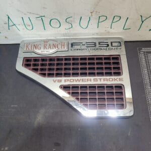 2008 Ford F-350 King Ranch Fender Badge (Driver)