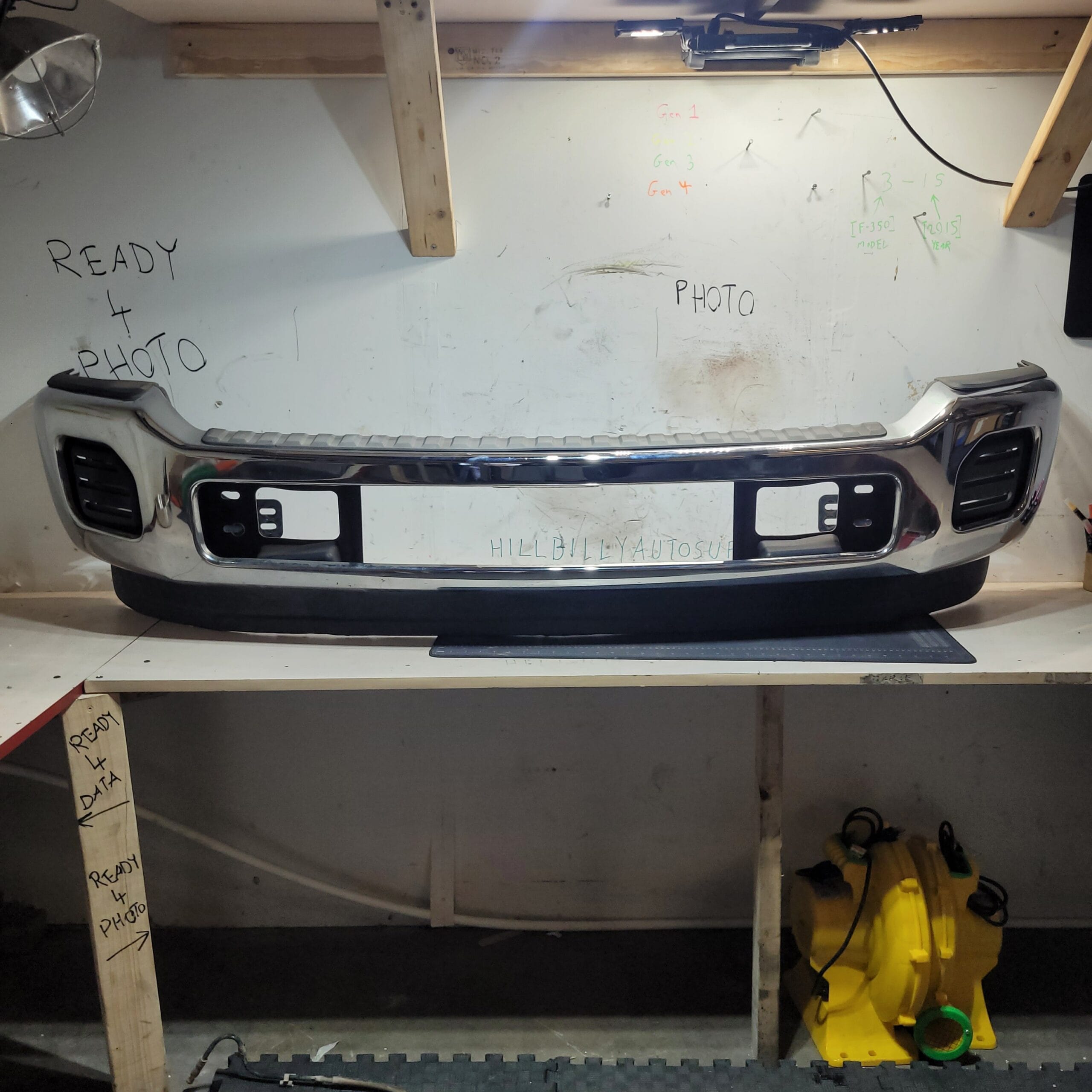 2011-2016 Ford F250 Front Chrome Bumper - BC3Z17757B