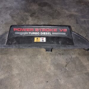 2003 - 2007 Ford F250 F350 Super Duty 6.0L Upper Fan Shroud Cover Fan Warning Label